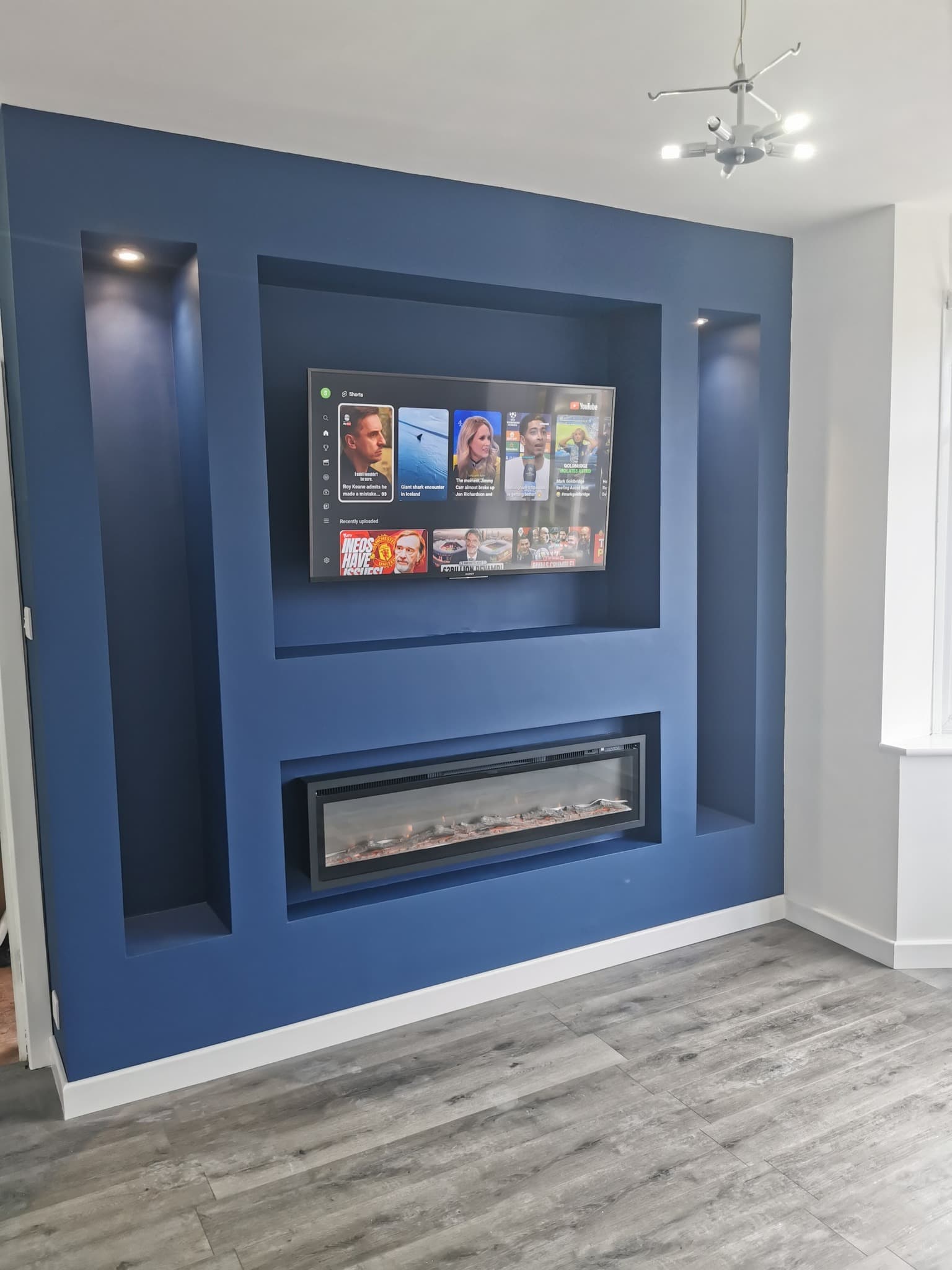 Media Walls project by Revive Renovations